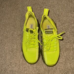 Steve Madden Neon Yellow Sneakers